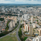 Foto aérea da cidade