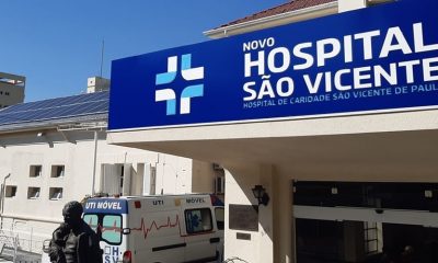 Foto da fachada do Hospital São Vicente