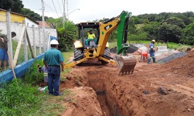 Foto de obras em via pública