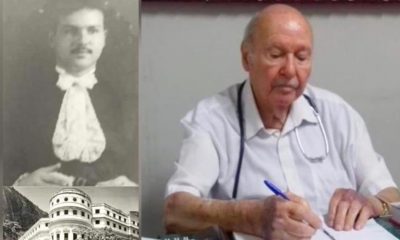 Orandy ao se formar, à esquerda; Orandy aos 94 anos, à esquerda