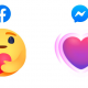 Reações do do Facebook e Messenger