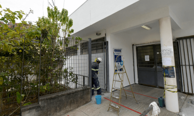 Fachada da UBS passando por reforma