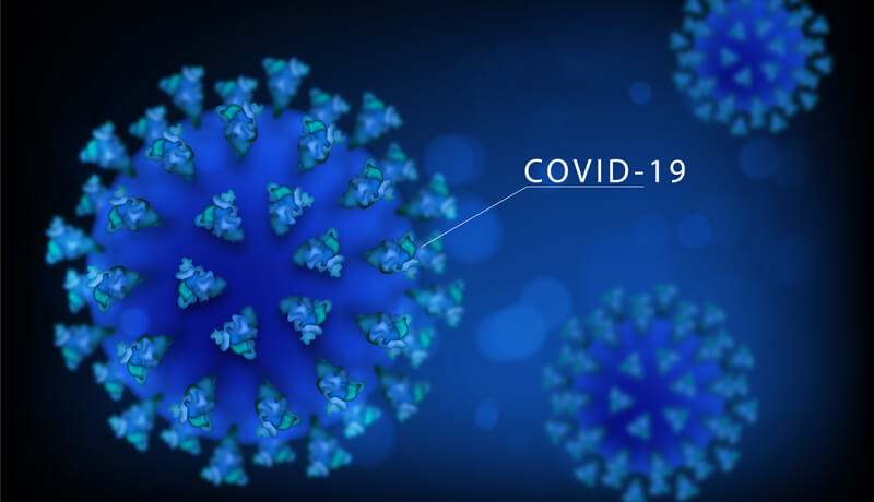 Desenho gráfico do coronavírus
