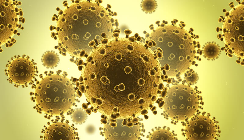 Desenho gráfico do vírus