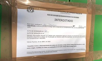 Foto de aviso