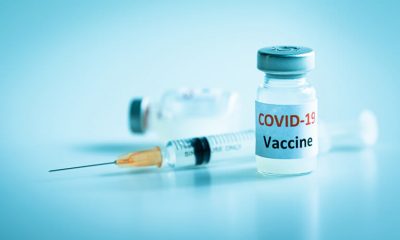 Frasco de vacina rotulado como contra Covid-19
