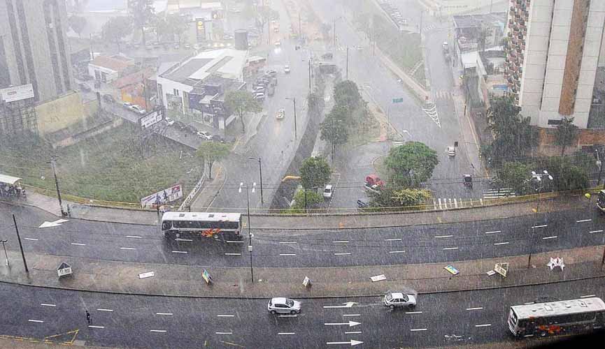 Foto de avenida de jundiaí em dia de chuva