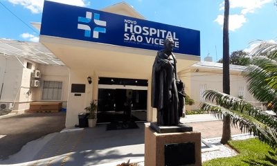 Fachada do Hospital São Vicente em Jundiaí
