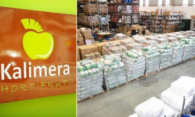 Rede Kalimera de Jundiaí doa alimentos para o Programa de Segurança Alimentar. (Foto: Divulgação/PMJ)