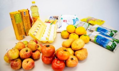 Kit de alimentação escolar emergencial. (Foto: Divulgação)