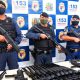 Guarda Municipal de Jundiaí ganha armas carabinas calibre 40 . (Foto: Divulgação/PMJ)