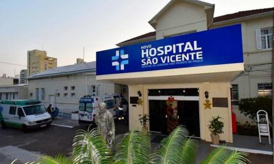 Entrada do Hospital São Vicente. (Foto: Divulgação)