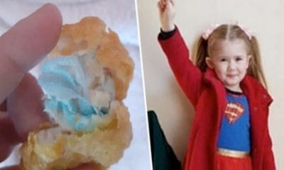 Menina quase morre com nuggets servido pelo McDonald´s da Inglaterra. (Foto: Crédito: Reprodução/Hampshire Live)