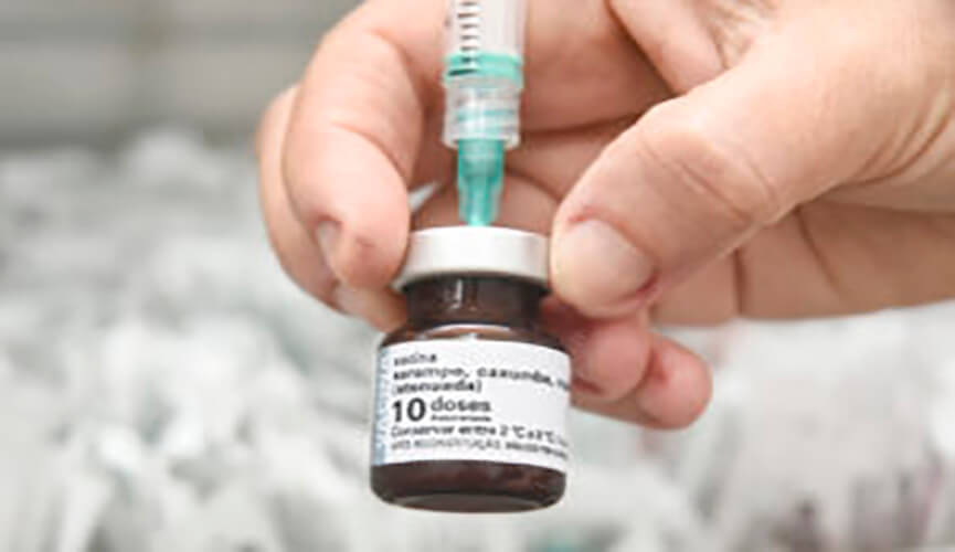 Vacina contra sarampo. (Foto: Divulgação/PMJ)
