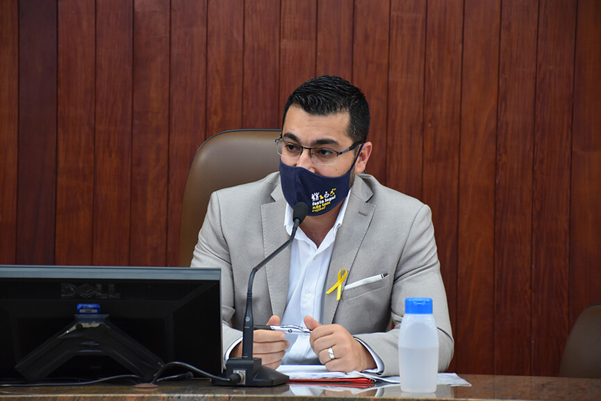 Faouz Taha é presidente da Câmara Municipal. (Foto: Divulgação)
