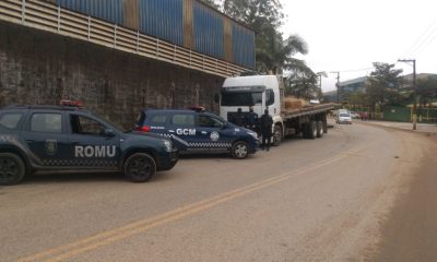 Caminhão localizado pela Guarda Municipal em Mauá