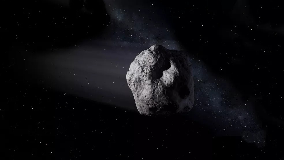 Imagem do asteroide 2020 SW