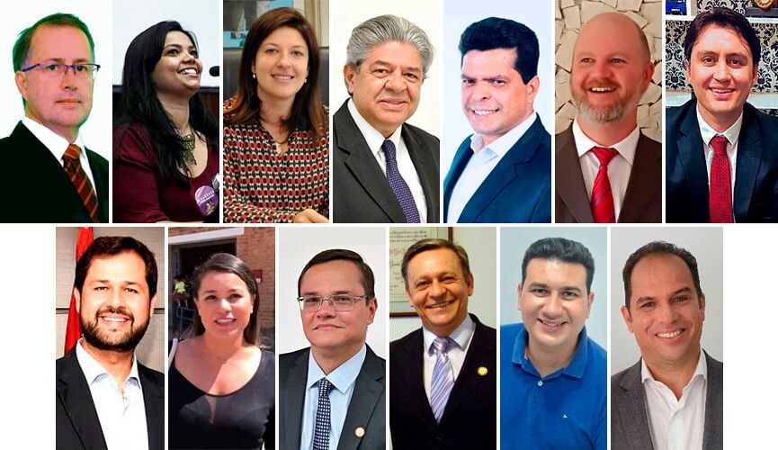 Candidatos à Prefeitura de Jundiaí. (Foto: Reprodução)