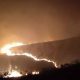 Foto da Serra do Mursa atingida pelo fogo