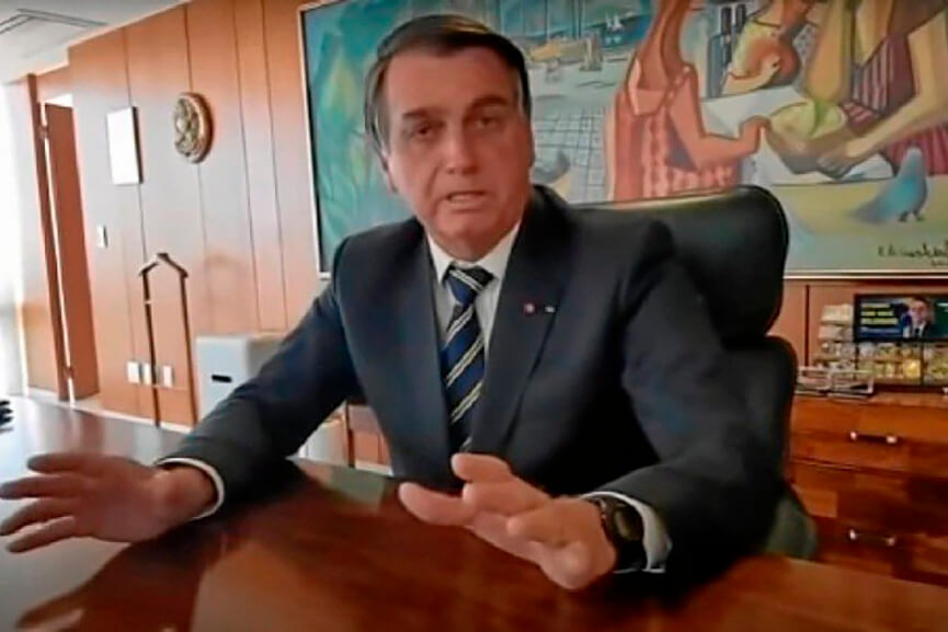 Bolsonaro não toma vacina. (Foto: Divulgação)