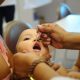 Vacinação contra a Poliomielite em Jundiaí. (Foto: Divulgação)