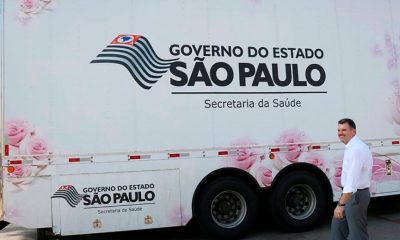 Carreta mamografia em Várzea Paulista. (Foto: Divulgação)