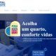 Print da página inicial do site do Hospital São Vicente, em Jundiaí