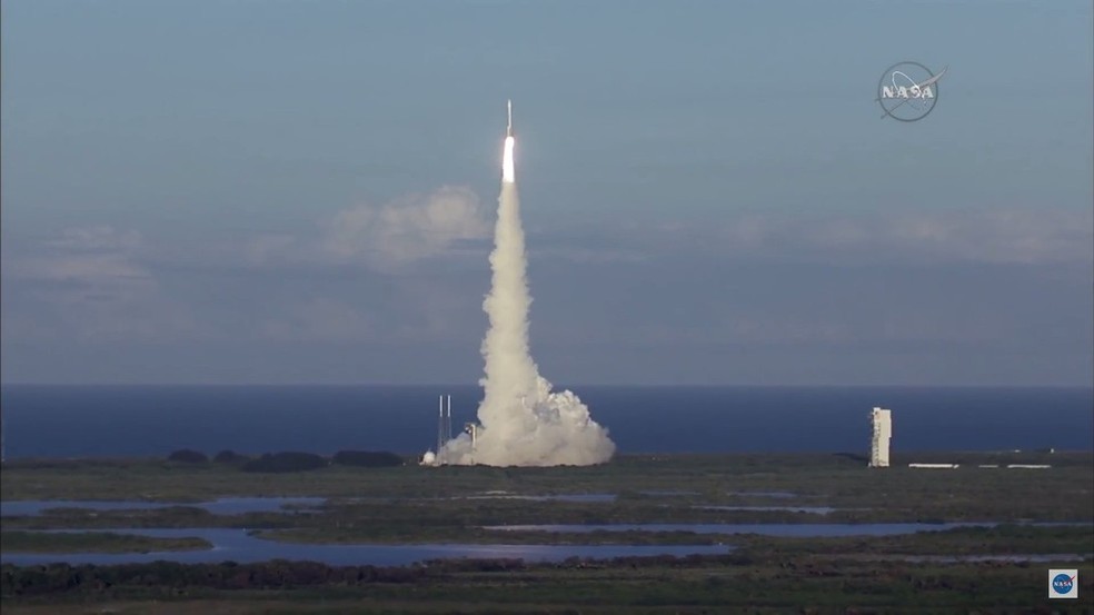 Lançamento da sonda Osiris-Rex, em 2016, para ir atrás do asteroide Bennu