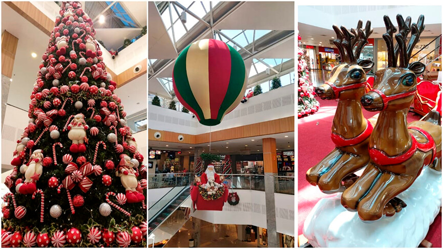 Natal no Maxi Shopping. (Foto: Divulgação)