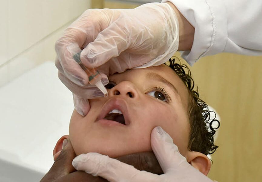 Campanha Vacinação Poliomielite. (Foto: Divulgação)