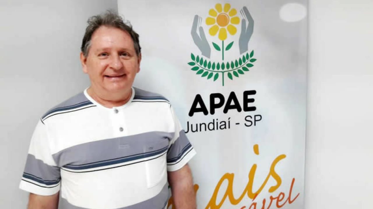 Presidente da APAE de Jundiaí, Luiz Bernardo Begiato