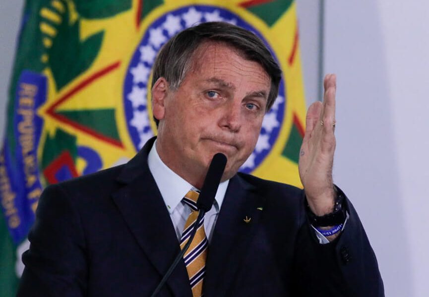 Jair Bolsonaro no Palácio do Planalto. (Foto; TV Brasil)