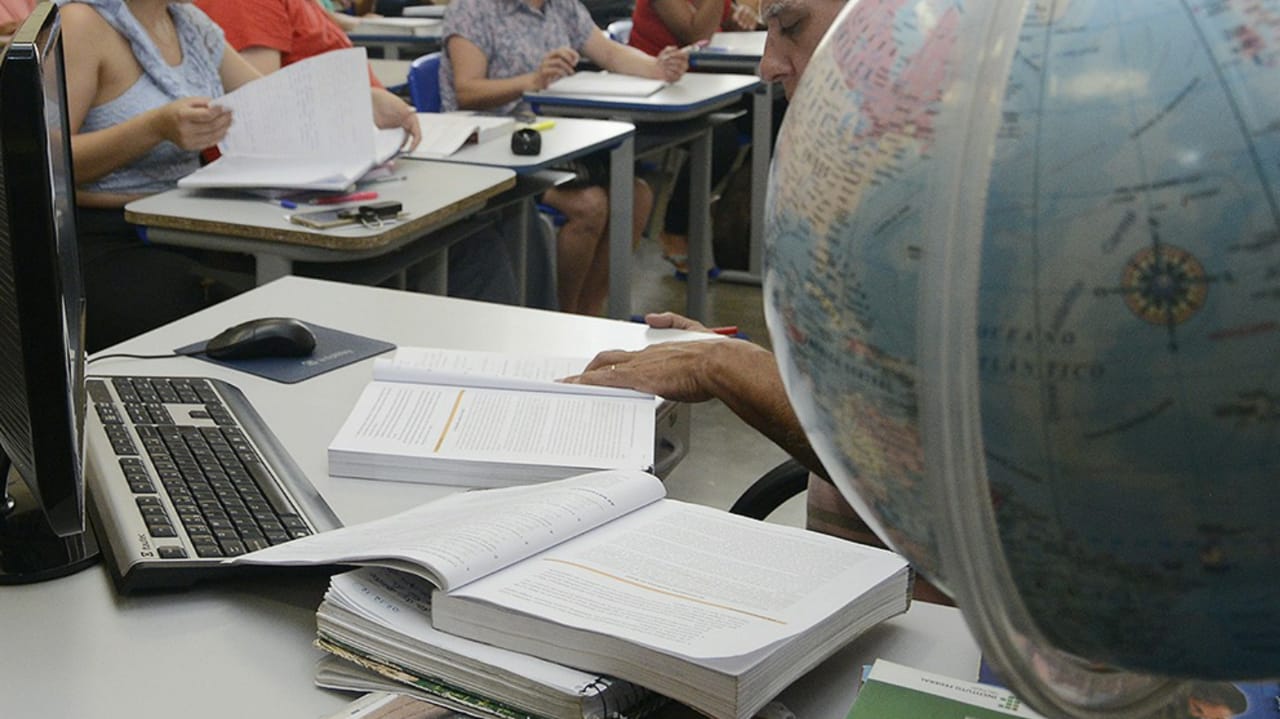 Alunos do curso de línguas do Centro Antonio Houaiss, em Jundiaí