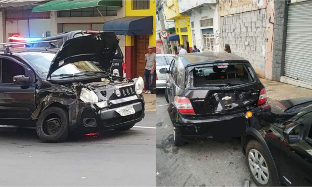 Carro de motorista que teve mau súbito e provocou acidente em Jundiaí