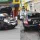 Carro de motorista que teve mau súbito e provocou acidente em Jundiaí