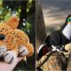 Animais de crochê produzidos por grupo para arrecadar doações para o Pantanal