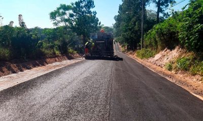 Asfalto ecológico na avenida Santa Elisa. (Foto: Divulgação)