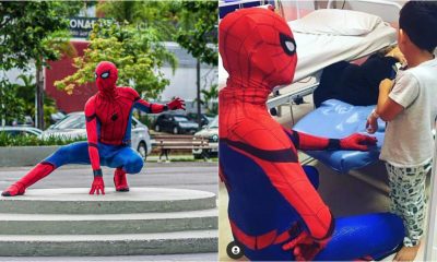 Spider-Man de Jundiaí faz trabalhos voluntários no Grendacc
