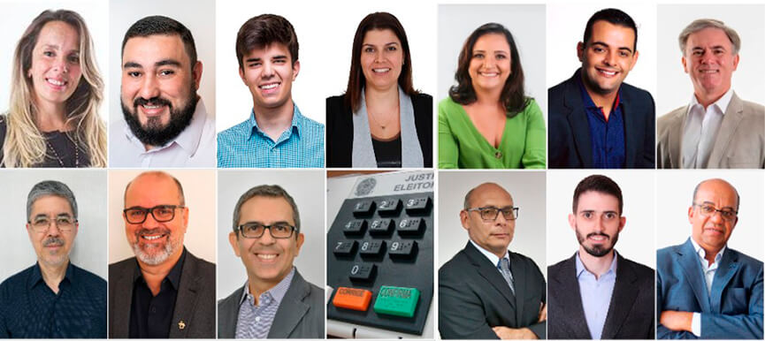 Candidatos a vice-prefeito de Jundiaí. (Foto; Divulgação)