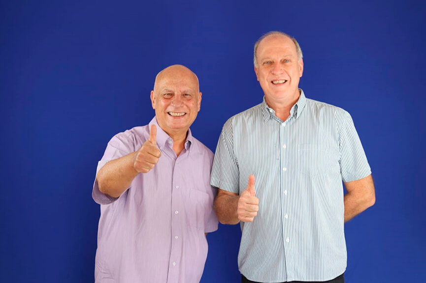 Dr. Luiz e Paulo Fávaro. (Foto: Divulgação)