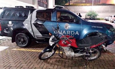 Moto roubada em Campo Limpo Paulista. (Foto: Divulgação)