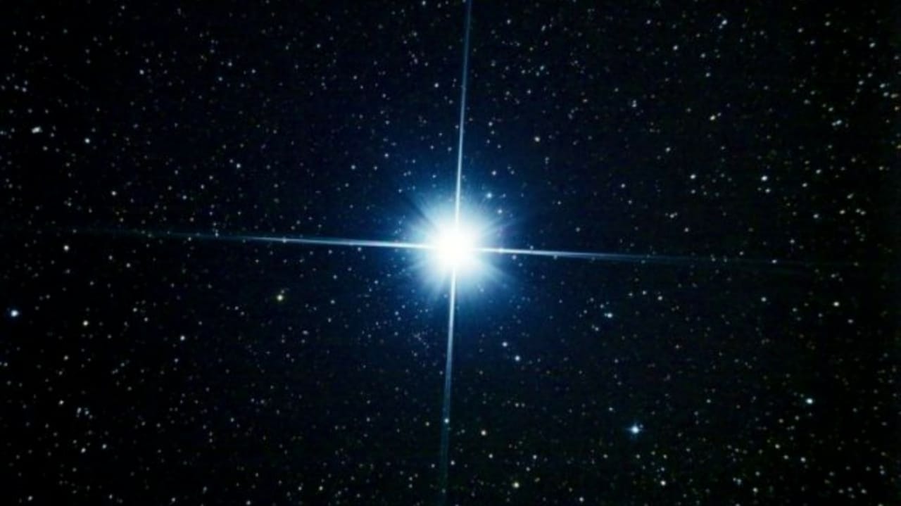 Representação da 'Estrela de Natal', fenômeno raro que ficará visível no dia 21 de dezembro
