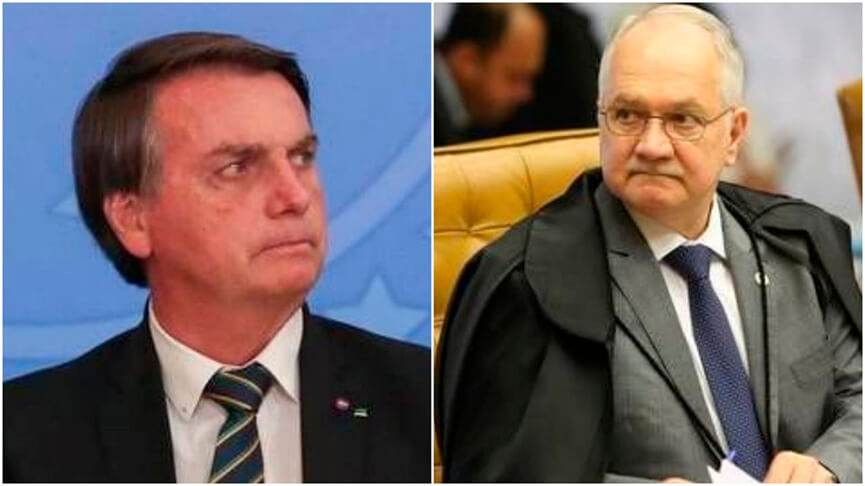 Fachin e Bolsonaro. (Foto: Divulgação)