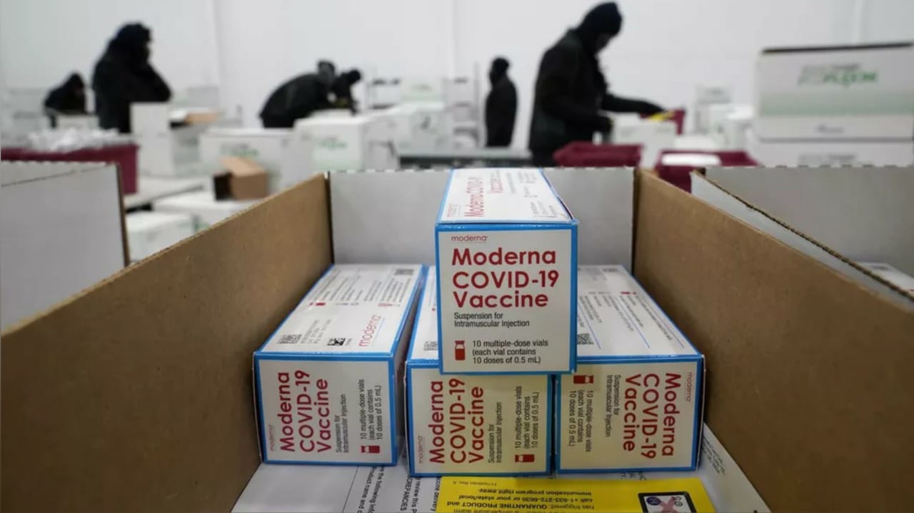 Doses da vacina contra a Covid-19 da Moderna
