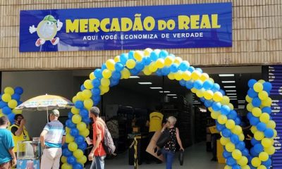 A loja Mercadão do Real está localizada na rua do Rosário, nº 73
