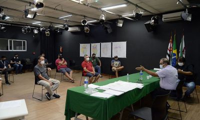 Juvenal Rossi em reunião em Várzea Paulista. (Foto: Divulgação)