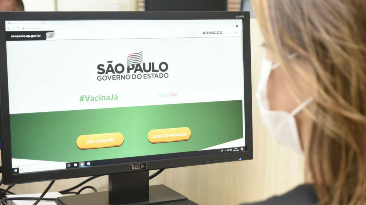 Site Vacinaja.sp.gov.br facilita registros dos dados dos públicos-prioritários da vacinação