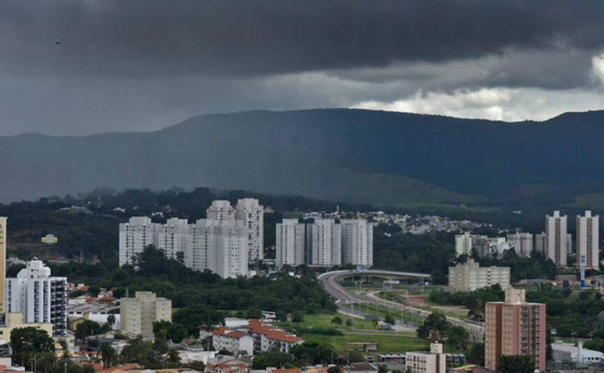 Chuvas em Jundiaí. (Foto: Divulgação)