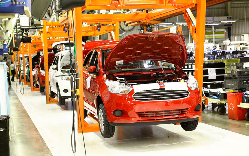 Fábrica do Ford Ka, em Camaçari. (Foto: Divulgação)