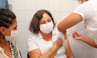 Vacinação contra Covid-19 em Jarinu. (Foto: Divulgação)